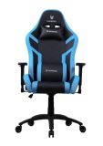 Oversteel – DIAMOND Silla de Gaming Profesional Polipiel, Reposabrazos 3D, Ajustable en Altura, Reclinable 180º, Pistón Gas Clase 4, Hasta 150Kg, Color Azul