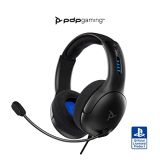 PDP LVL50 Cableado Headset PS4 Negro, auriculares con licencia oficial PlayStation que no puedes dejar pasar