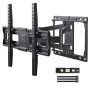 Perlegear Soportes de Pared para TV 37-75 Pulgadas, Soporte de Televisores Articulado Inclinable y Giratorio, hasta 50 kg, MAX VESA 600x400mm
