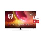 Philips 65OLED855/12, OLED TV de 65″ 4K, Ambilight de 3 Lados (P5 Picture Engine con IA, Dolby Vision