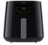 Philips Airfryer Serie 3000 XL, 6.2L (1.2Kg), Freidora De Aire con función 14 en 1, 90% Menos de grasa,Tecnología Rapid Air, Pantalla Digital con 7 preajustes, NutriU App con Recetas (HD9270/90)