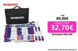 SUPERCHOLLO 2X1 WORKPRO-juego de destornilladores de precisión para teléfonos