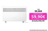 Radiador eléctrico inteligente Xiaomi Mi Smart S 2200W, termostato y asistente de voz