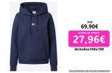 ¡APROVECHA! Sudadera Tommy Jeans en Navy mujer en aboutyou