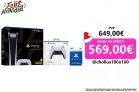 Consola – Sony PS5 Digital Edition C, 825 GB, 4K HDR, Blanco + 1 Mando DualSense™ Extra + Tarjeta 50€ PS Store