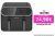Freidora de Aire 8L y 1700W – Air Fryer con 6 Programas 2 Cestillos Temperatura Dual Cesta Antiadherente sin BPA PFOA