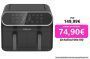 Freidora de Aire 8L y 1700W – Air Fryer con 6 Programas 2 Cestillos Temperatura Dual Cesta Antiadherente sin BPA PFOA
