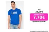 Lee Logo tee L653 Camiseta manga corta Azul