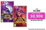 Juego Pokemon Escarlata y Pokemon Purpura Nintendo Switch