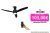 Mellerware – Ventilador de Techo con Mando a Distancia Brizy Bright. 45 W