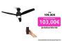 Mellerware – Ventilador de Techo con Mando a Distancia Brizy Bright. 45 W