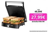 Aigostar Calore – Parrilla Eléctrica, Sandwichera y Máquina de Panini