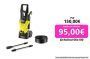 Kärcher Hidrolimpiadora de alta presión K 3, 120 bar, 1.600W, 380L/h, Color amarillo/negro