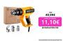 DEKO-pistola de aire caliente DKHG04, avanzada, temperatura ajustable, eléctrica