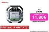 Pack 2x Lenovo-Auriculares deportivos XT81 con Bluetooth, dispositivo de audio Tws resistente al agua, con reducción de ruido