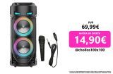 Altavoz inalámbrico con Bluetooh de 1800mAh 16w iluminación LED A-RGB