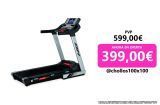 Cinta de correr – BH Fitness Kuasar G6414IKU, 18 km/h, Hasta 115 kg, Superficie de carrera