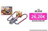 Hot Wheels Mario Kart Castillo de Bowser Pista para coches de juguete con lanzadores Mattel HFY14
