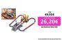 Hot Wheels Mario Kart Castillo de Bowser Pista para coches de juguete con lanzadores Mattel HFY14