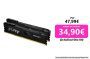 Kingston Kit de memoria FURY Beast de 16 GB (2 x 8 GB) 3200 MHz DDR4 CL16 para PC