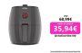 Solac Taurus Léviter – Freidora de aire, fríe sin aceite, 2.5L, 1500W, de 80 a 200 grados C, temporizador 30 min, apta lavavajillas, pies antideslizantes, gris