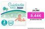 Dodot Pañales Bebé Cuidado Total Talla 1-2-5 , 50 Pañales, Suave Protección de la Piel con Ingredientes de Origen Vegetal