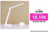 2x Lámpara inteligente LED AUKEY de escritorio con control táctil, regulable y plegable.