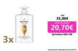Pantene Champú Pelo Repara Y Protege Nutri Pro-V, Fórmula Pro-V + Antioxidantes, Para Pelo Seco y Dañado, 3x1000ML