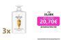 Pantene Champú Pelo Repara Y Protege Nutri Pro-V, Fórmula Pro-V + Antioxidantes, Para Pelo Seco y Dañado, 3x1000ML