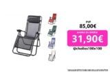 GREATOOL Silla Tumbona con Reposabrazos Plegable, 90x65x114cm, Tumbona Plegable Multiposiciones Jardin/Terraza, Ideal para Playa, Jardín, Terraza