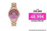 Michael Kors Reloj Mujer Analogico Cuarzo con Correa de Acero inoxidable MK3722