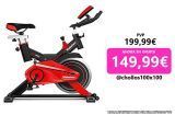 Maketec Fit-Force JTB615 Bicicleta Spinning, Adultos Unisex, Rojo, Estandar