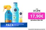 NIVEA SUN Pack cuidado solar – Contiene protector solar facial, protector solar corporal y aftersun