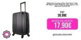 Maleta Avión Equipaje de Mano Viaje Cabina Trolley ABS Rígida 4 Ruedas Maleta de cabina rigida con asa telescopica 55x35x20CM