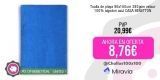 Toalla de playa 90x160cm 380gsm velour 100% algodon azul CASA BENETTON