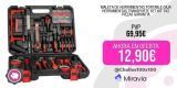 MALETA DE HERRAMIENTAS PORTABLE CAJA HERRAMIENTAS TRANSPORTE SET KIT 102 PIEZAS GARANTIA