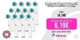 16 Pcs Cabezales De Recambio Para Braun Oral B, Compatibles Con Los Cepillos Eléctricos OralB Pro 1000/2000/3000/5000/6000 Smart Y Genius