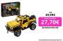 LEGO 42122 Technic Jeep Wrangler, Coche de Juguete 4x4, Set de Construcción de Vehículo Todoterreno