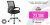 T-Lovendo – Silla de Oficina con Soporte Lumbar, Acero, Negro, Universal