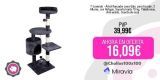 T-Lovendo – Árbol Rascador para Gato, para Escalar, 3 Alturas, con Refugio, Soporta hasta 10 kg, Plataformas, Anti-estrés, Cuerda de sisal