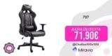 Silla Gaming Racer X – profesional Sillon gamer ergonómica con reposacabezas y soporte lumbar. Ideal para jugar, estudiar y/o trabajar. Genial para oficina. Alta calidad al mejor precio.