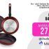 Mellerware – Vaporeta Fush Black, Limpiador de vapor continuo 30g por min. Limpieza muy potente 1050W, 9 Accesorios, alta presión 3.5 Bares, Desinfecta y Desengrasa, eléctrica, portátil de mano