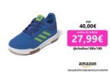 adidas Tensaur Sport 2.0 K, Shoes-Low, Azul (Bright Royal/Lucid Lime/Team Royal Blue), 31.5 EU