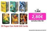 Álbum de tarjetas de Pokémon para niños, carpeta de colección con soporte VMAX GX EX, libro de dibujos animados de Anime, regalo de juguete genial, 2022 piezas