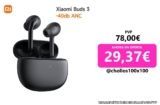 Xiaomi-auriculares inalámbricos Buds 3 con Bluetooth 5,2, dispositivo de audio TWS con cancelación activa de ruido, novedad de 2022