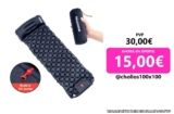Colchón inflable para acampar al aire libre, almohadilla para dormir con almohadas, alfombrilla de aire ultraligera, bomba de inflado para senderismo