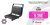 MyWave Contact Grill MWGRI-90N Placas Anti Adherentes Apertura 90º Potencia 800W