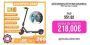 AOVOPRO-patinete eléctrico ES80 para adultos, Scooter plegable con Motor de 350W, batería de 10,5 Ah, 31 KM/H, velocidad máxima de 35KM, superrango, 8,5 pulgadas