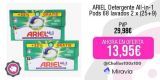 ARIEL Detergente All-in-1 Pods 68 lavados 2 x (25+9)