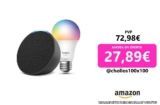 Te presentamos el Echo Pop | Antracita + TP-Link Tapo Bombilla LED inteligente Wi-Fi, multicolor, compatible con Alexa – Kit de inicio de Hogar digital